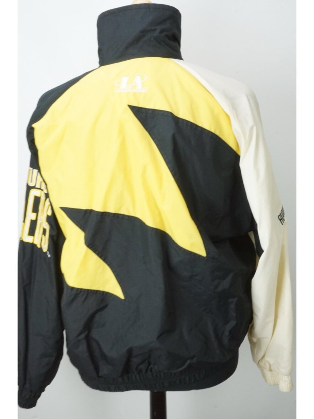 Logo Athletic VINTAGE Steelers Shark Tooth Black Yellow White Sz M - Picture 4 of 8